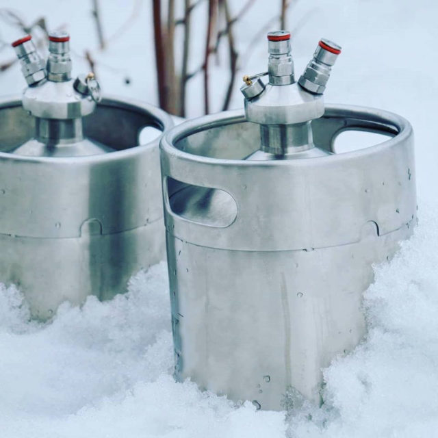 mini kegs in cold temperature