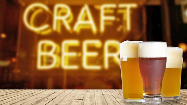 craft beer with different flavor