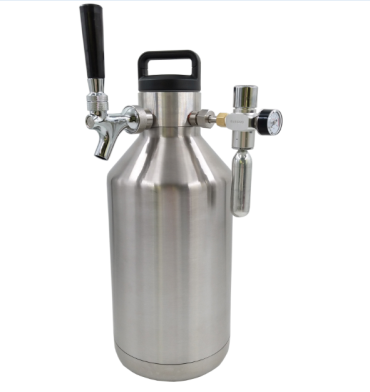 one gallon growler tapping system